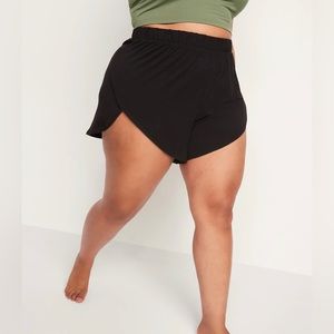 High-Waisted Sunday Sleep Ultra-Soft Pajama Shorts for Women size Large